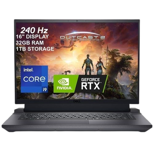 DELL INSPIRON G16 7630 (F9CTS44) – Intel Core i9, 1TB SSD, 32GB RAM, 8GB Nvidia Geforce RTX 4060, 13TH Generation,  16’’ Screen display, 2023 Edition, Windows 11 Home.