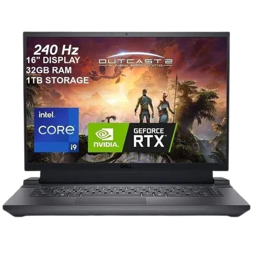 DELL INSPIRON G16 7630 (F9CTS44) – Intel Core i9, 1TB SSD, 32GB RAM, 8GB Nvidia Geforce RTX 4060, 13TH Generation,  16’’ Screen display, 2023 Edition, Windows 11 Home.