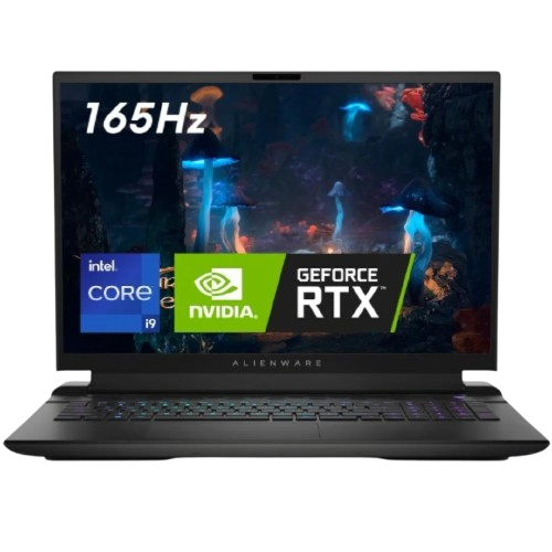 DELL ALIENWARE M18 R2 (BLD9S64) – Intel Core i9-14900Hx (5.8GHz, 24 Cores) Processor, 1TB SSD, 32GB RAM, 12GB Nvdia Geforce RTX 4080 GDDR6x, (1920×1200) 18” QHD+ 2.5k 165Hz Screen display, Windows 11 Home.