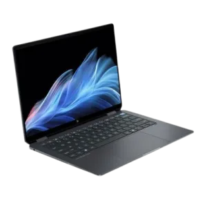 HP OmniBook Ultra Flip 14-fh0033dx (AW5Z6UA) – Intel® Core™ Ultra 9 288V (up to 5.1 GHz), 14″ diagonal 3K OLED touch display, 2 TB PCIe® Gen4 NVMe™ Performance M.2 SSD, 32 GB LPDDR5x-8533 MT/s (onboard) RAM, Windows 11 Home. Eclipse gray