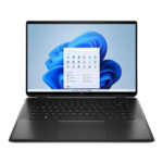 HP Spectre x360 2-in-1 Laptop 16-aa0013dx (977P5UA)- Intel® Core™ Ultra 7 155H (up to 4.8 GHz with Intel® Turbo Boost Technology) 14th Generation, 1 TB PCIe® Gen4 NVMe™ TLC M.2 SSD, 16 GB LPDDR5x-6400 MT/s (onboard), 16″ diagonal WQXGA touch Screen display,  Windows 11 Home