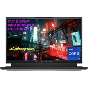 DELL ALIENWARE X17 R2 (DPBTJR3) – lntel core i9, 12th Generation, 1TB SSD, 16GB RAM, 8GB Nividia Geforce RTX 3080Ti, 17.3” FHD Screen display, Window 11 Home.