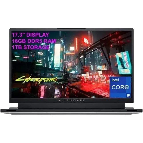 DELL ALIENWARE X17 R2 (DPBTJR3) – lntel core i9, 12th Generation, 1TB SSD, 16GB RAM, 8GB Nividia Geforce RTX 3080Ti, 17.3” FHD Screen display, Window 11 Home.