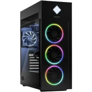 OMEN BY HP 45L GAMING DESKTOP – Intel®️ Core™️ Ultra 7 265k1 TB PCIe®️ Gen4 NVMe™️ M.2 SSD, Kingston FURY 32 GB DDR5-6000 MT/s XMP RGB Heatsink (2 x 16 GB) Transfer rates up to 6000 MT/s, NVIDIA®️ GeForce RTX™️ 5070TI (16 GB GDDR7 dedicated), Windows 11 Pro