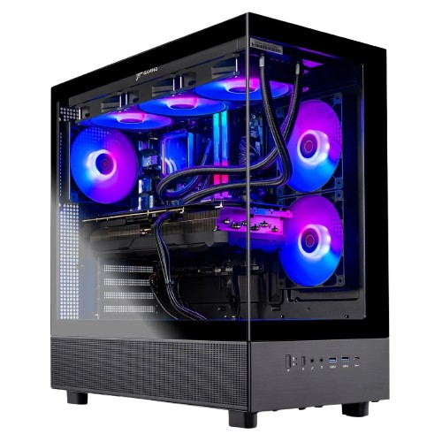 SKYTECH AZURE 3 GAMING DESKTOP (ST-AZURE3-2714-B-AL) – Intel Core i7-14700F, 32GB DDR5 6000MHZ RGB, 1 TB NVMe Gen4 SSD, 12GB Nvidia GeForce RTX 5070, Windows 11 Home