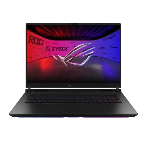 ASUS ROG Strix SCAR 18 2025 Model {G835LX-SA040W}- Intel®️Core™️ Ultra 9 Processor 275HX 2.7 GHz Intel®️ AI Boost NPU up to 13TOPS, 15TH Generation, 4TB (2TB + 2TB) PCIe®️ 4.0 NVMe™️ M.2 Performance SSD, 64GB RAM (32GB x 2 DDR5-5600), 18-inch 2.5K (2560 x 1600 WQXGA) Mini LED, 24GB NVIDIA®️ GeForce RTX™️ 5090 Dedicated Graphics Card, Windows 11 Home 