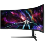 SAMSUNG 57 Inch Odyssey Neo G9 Dual 4K, Gaming Monitor (S57CG952NN) – QHD 240Hz, HDR 1000 Curved Screen, Mini-LED, HDMI.