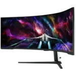 SAMSUNG 57 Inch Odyssey Neo G9 Dual 4K, Gaming Monitor (S57CG952NN) – QHD 240Hz, HDR 1000 Curved Screen, Mini-LED, HDMI.