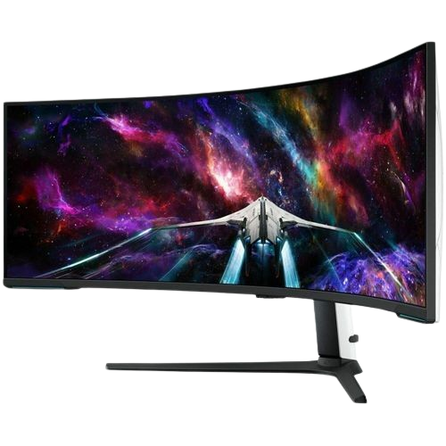 SAMSUNG 57 Inch Odyssey Neo G9 Dual 4K, Gaming Monitor (S57CG952NN) – QHD 240Hz, HDR 1000 Curved Screen, Mini-LED, HDMI.