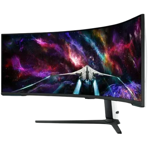 SAMSUNG 57 Inch Odyssey Neo G9 Dual 4K, Gaming Monitor (S57CG952NN) – QHD 240Hz, HDR 1000 Curved Screen, Mini-LED, HDMI.