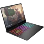 OMEN Transcend Laptop 14-fb1023dx (B93S3UA) – Intel®️ Core™️ Ultra 9 285H, 14″ diagonal 3K OLED display, 1 TB PCIe®️ Gen4 NVMe™️ TLC M.2 SSD, 32 GB LPDDR5x-7500 MT/s (onboard) RAM, 8 GB NVIDIA®️ GeForce RTX™️ 5070 GDDR7, , Windows 11 Home. (Open Box)