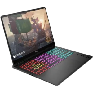 OMEN Transcend Laptop 14-fb1023dx (B93S3UA) – Intel®️ Core™️ Ultra 9 285H, 14″ diagonal 3K OLED display, 1 TB PCIe®️ Gen4 NVMe™️ TLC M.2 SSD, 32 GB LPDDR5x-7500 MT/s (onboard) RAM, 8 GB NVIDIA®️ GeForce RTX™️ 5070 GDDR7, , Windows 11 Home. (Open Box)