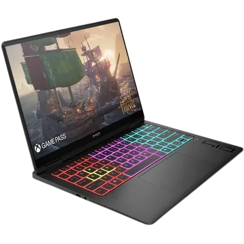 OMEN Transcend Laptop 14-fb1023dx (B93S3UA) – Intel®️ Core™️ Ultra 9 285H, 14″ diagonal 3K OLED display, 1 TB PCIe®️ Gen4 NVMe™️ TLC M.2 SSD, 32 GB LPDDR5x-7500 MT/s (onboard) RAM, 8 GB NVIDIA®️ GeForce RTX™️ 5070 GDDR7, , Windows 11 Home. (Open Box)