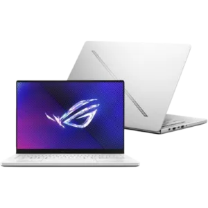 ASUS ROG ZEPHYRUS G14 (GA403UM-G14.R9HX4) – AMD RYZEN 9 270(8cores, 16 threads, 4.0GHz) Processor, 14inch 3k (2880 x 1800) 120Hz OLED Screen Display, 1TB SSD, 16GB LDDR5 RAM (on board), 8GB NVIDIA GeForce RTX 5060 Dedicated Graphics Card, , Windows 11 Home.