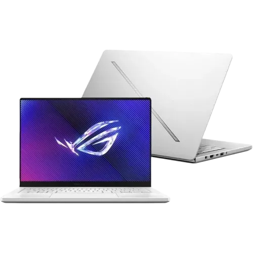 ASUS ROG ZEPHYRUS G14 (GA403UM-G14.R9HX4) – AMD RYZEN 9 270(8cores, 16 threads, 4.0GHz) Processor, 14inch 3k (2880 x 1800) 120Hz OLED Screen Display, 1TB SSD, 16GB LDDR5 RAM (on board), 8GB NVIDIA GeForce RTX 5060 Dedicated Graphics Card, , Windows 11 Home.
